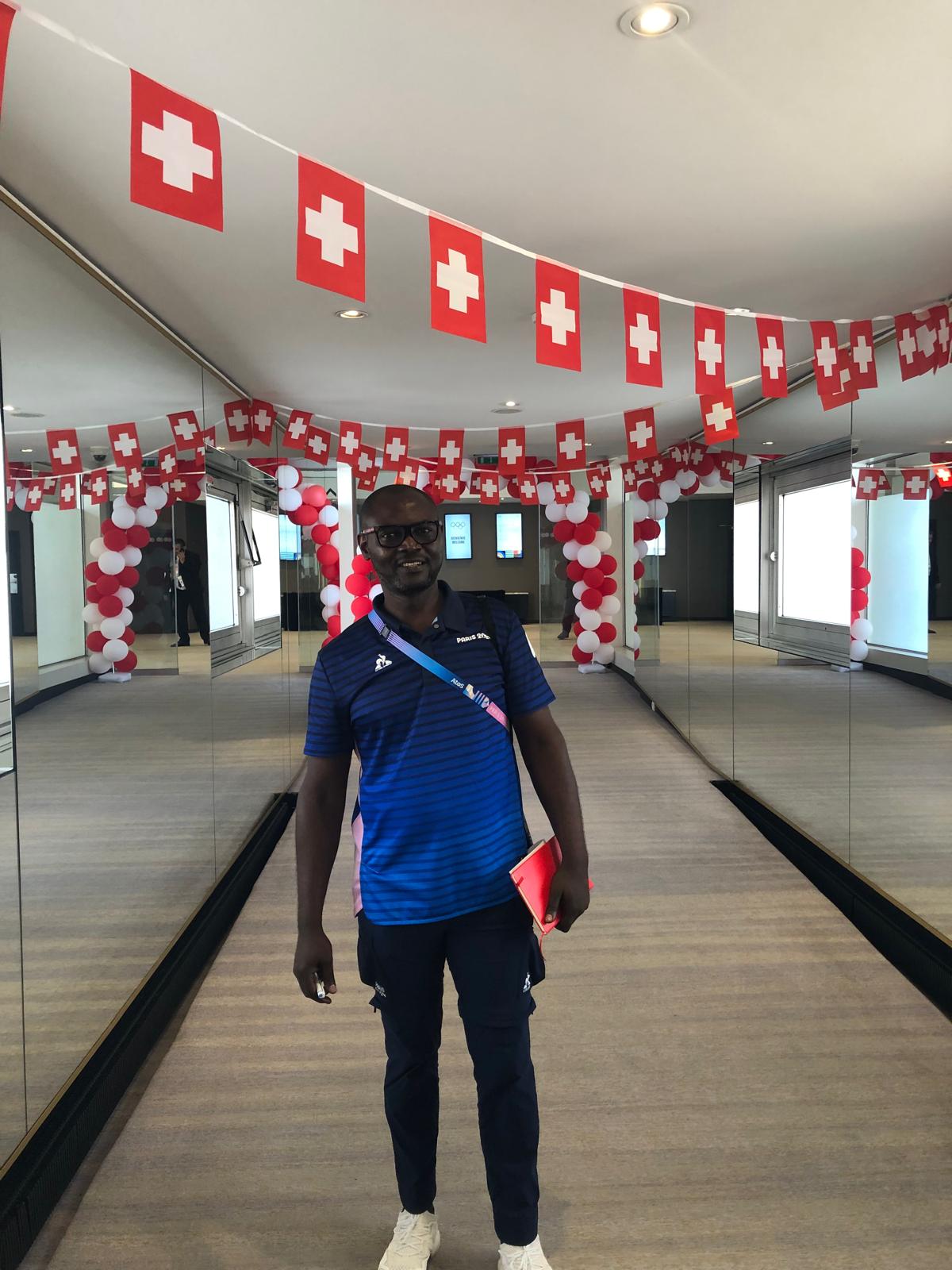 Inside a Paris 2024 operations and hospitality corridor